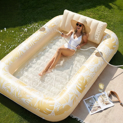 The Water Tanning Lounger — Tan Deeper, Stay Cooler, Glow Longer