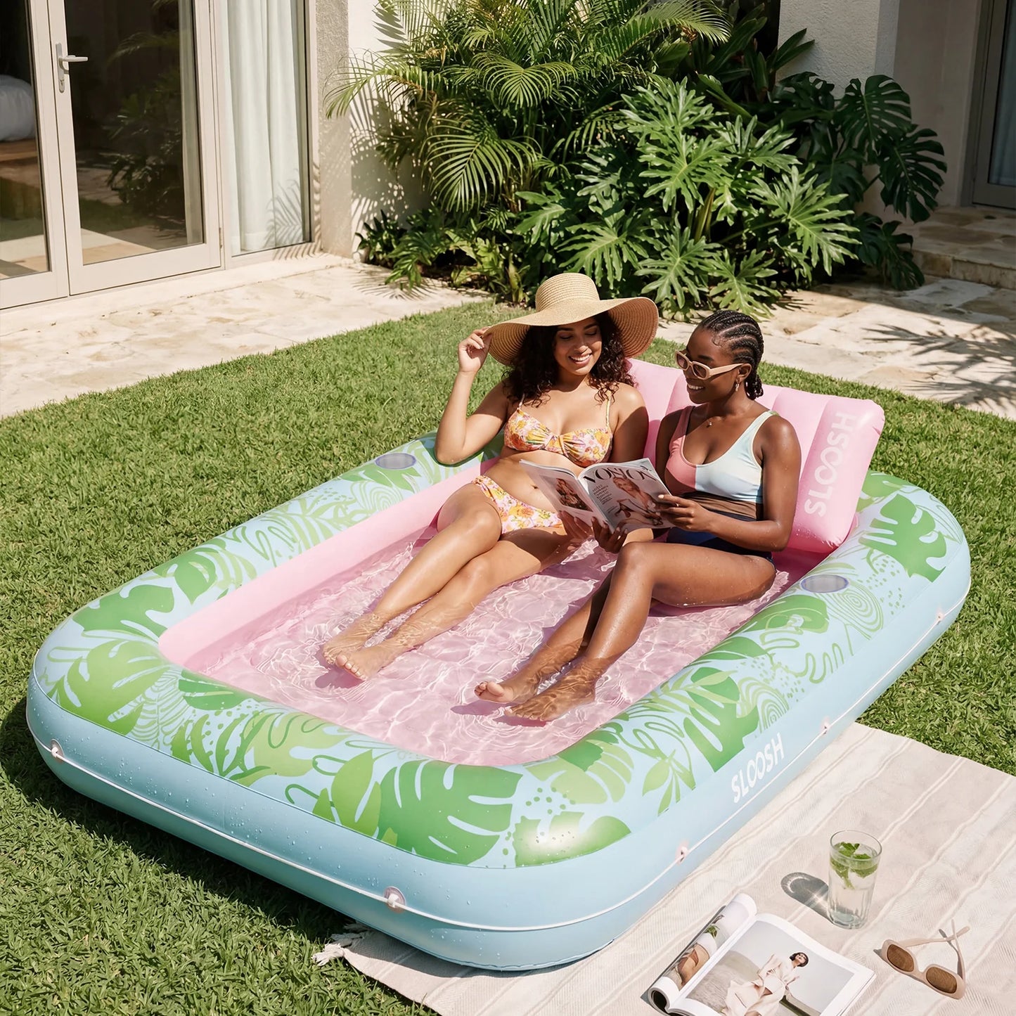 The Water Tanning Lounger — Tan Deeper, Stay Cooler, Glow Longer