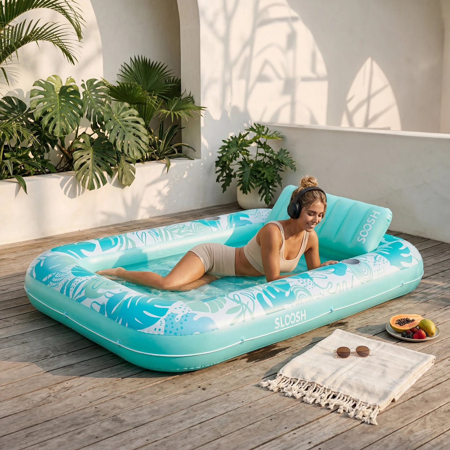 The Water Tanning Lounger — Tan Deeper, Stay Cooler, Glow Longer